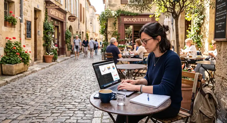 Analista trabajando con datos